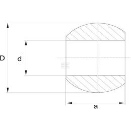 Kula dźwigni dolnej kat.2/2 Ø