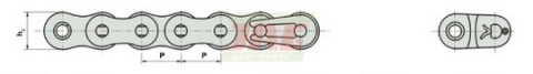 Łańcuch galla 16b-1.41 1” ROLLON SOLID Łańcuch galla 16b-1.41 1” ROLLON SOLID